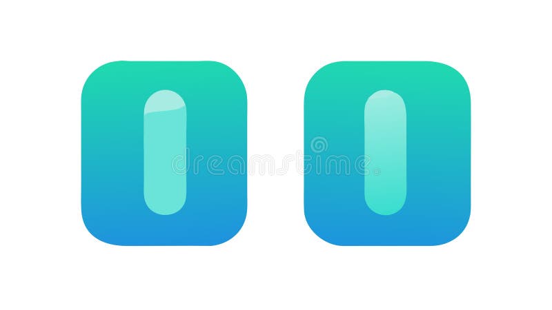 Pause Button Icon Vector Illustration, Media Control, vector design Generative AI vector illustration