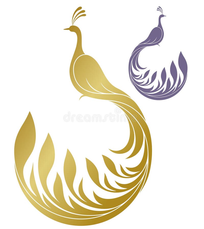 Peacock. Isolated objects on white background. Vector illustration &#x28;EPS 10&#x29;. Peacock. Isolated objects on white background. Vector illustration &#x28;EPS 10&#x29;