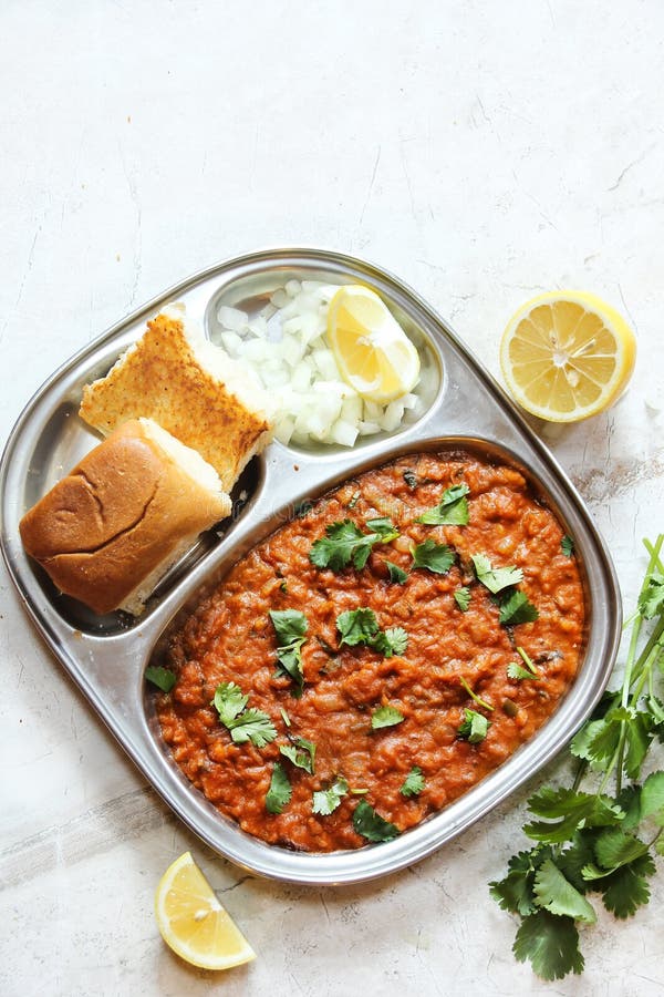 Pav bhaji Masala Indian street food royalty free stock image Pav bhaji Masala Indian street food royalty free stock image