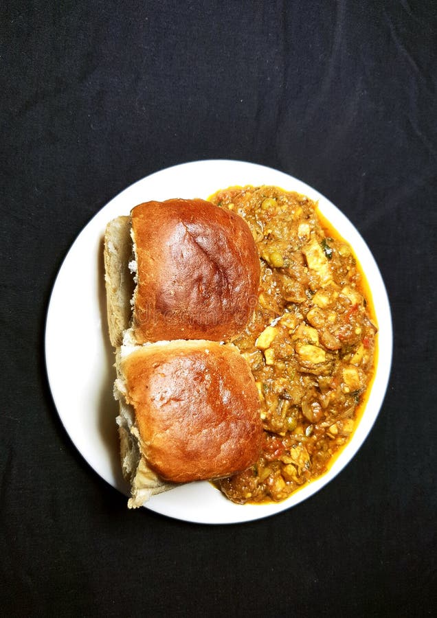 Pav bhaji: popular fast food dish stock image Pav bhaji: popular fast food dish stock image