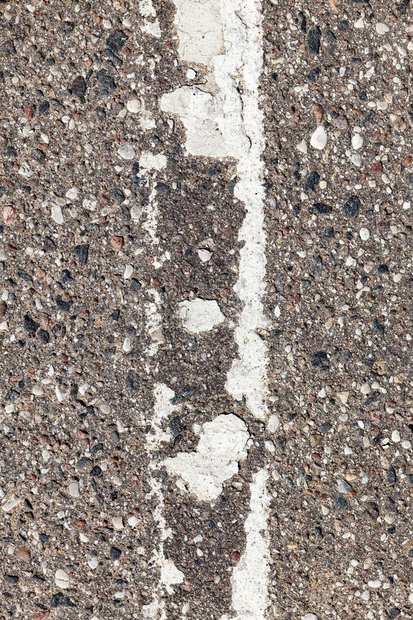 Paved Road with White Road Markings Stock Image Image of transport