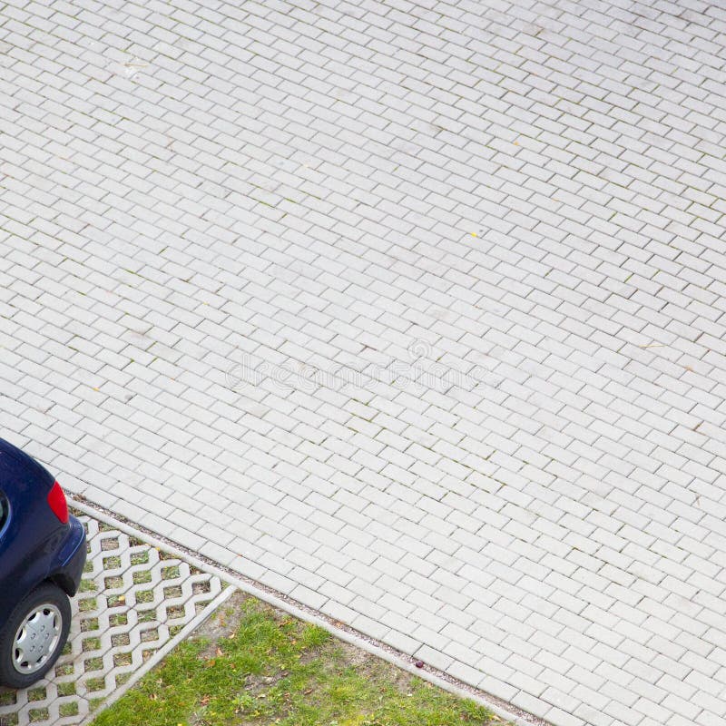 Paver parking lot royalty free stock photography Paver parking lot royalty free stock photography