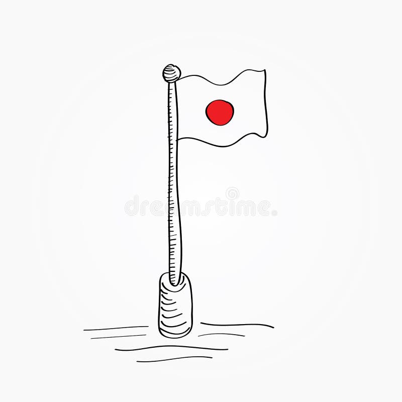 Pavilion japonez royalty free illustration