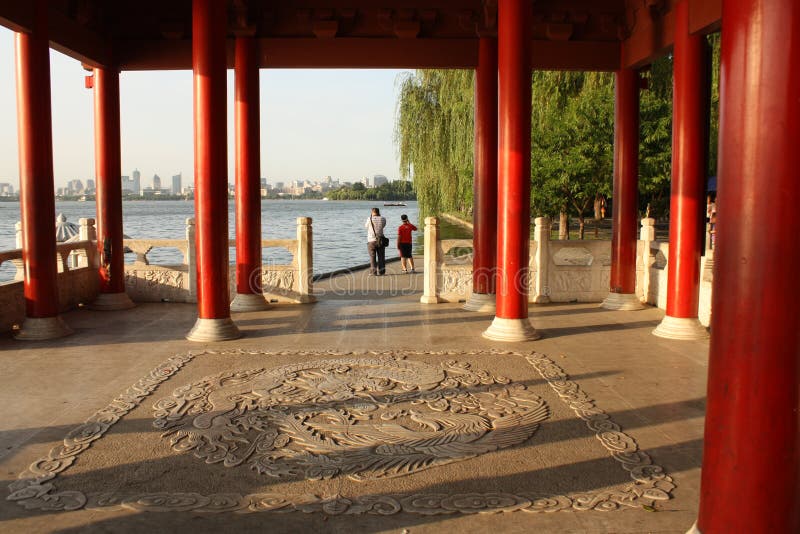 Pavilion at the West Lake - Hangzhou, China