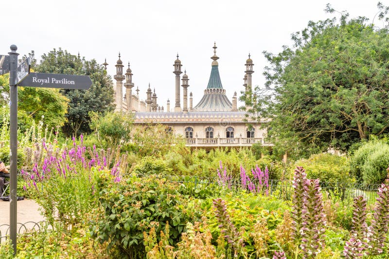 Pavillon royal à Brighton dans le Sussex est au R-U image stock Pavillon royal à Brighton dans le Sussex est au R-U image stock
