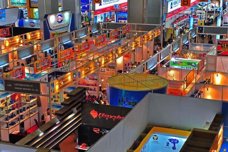 Pavillons commerciaux du canton 2011 juste photo stock Pavillons commerciaux du canton 2011 juste photo stock