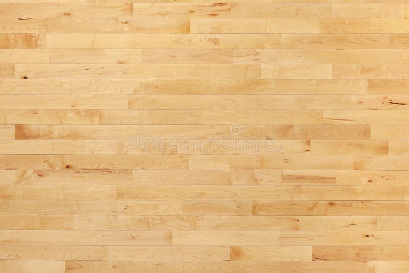 Pavimento del campo da pallacanestro del legno duro osservato da sopra