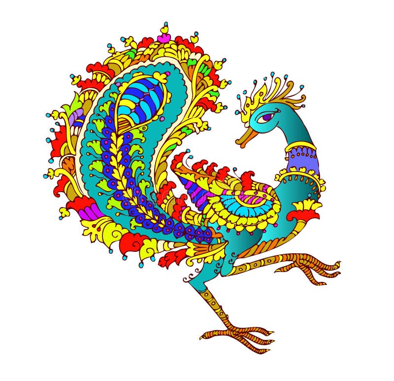 Pavo real ilustración del vector Pavo real ilustración del vector