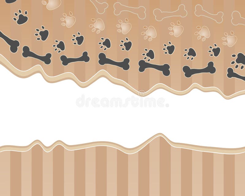 Paw print background stock vector. Illustration of design - 28078394