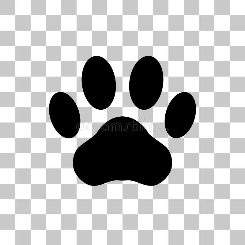 Cat Paw Prints White Transparent, Stylish Black Cat Paw Print Icon Vector  Illustration, Cat Icons, Black Icons, Paw Icons PNG Image For Free Download