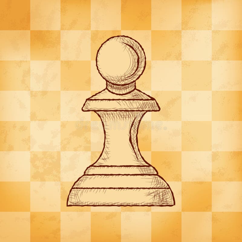 2,700+ Chess Pawn Drawing Stock Photos, Pictures & Royalty-Free Images -  iStock