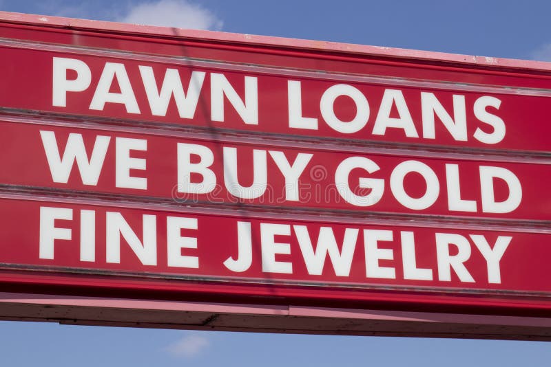 Pawn Shop and Loan Advance location. People in need of quick cash can sell or consign items for money.