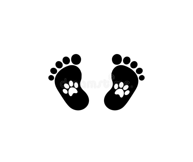 Pawprints Animaux A L Interieur De Des Empreintes De Pas De Bebe Illustration De Vecteur Illustration Du Humain Dessin Pawprints Animaux A L Interieur De Des Empreintes De Pas De Bebe Illustration De Vecteur Illustration Du Humain Dessin