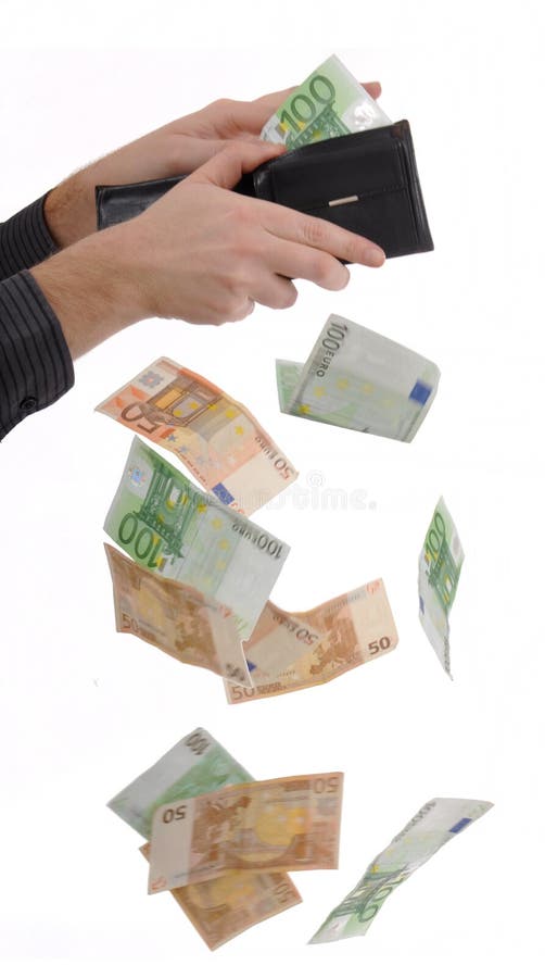 Paying in cash royalty free stock photos