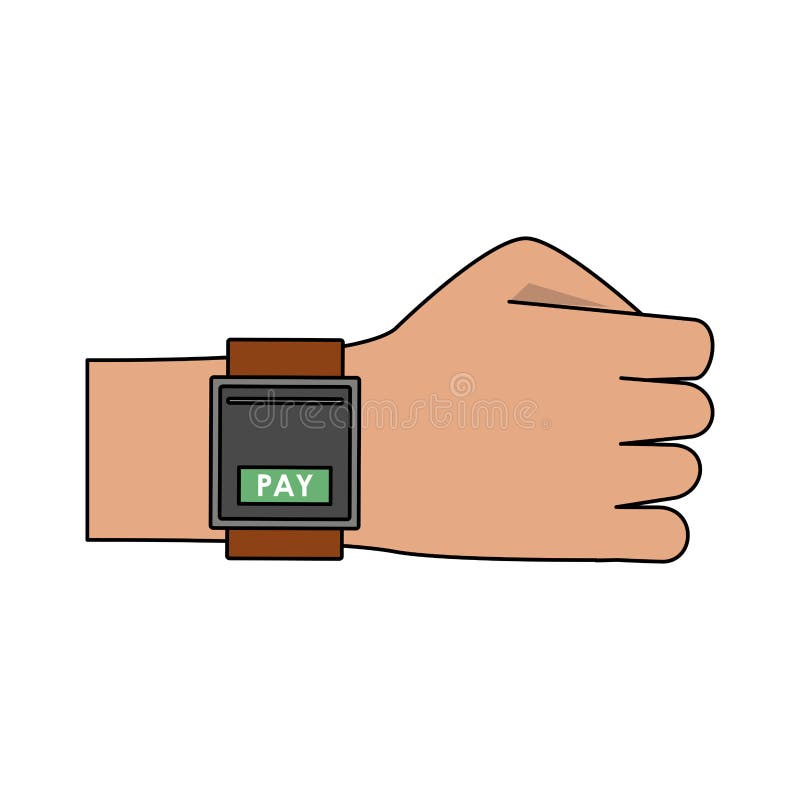 Paying from Smartwatch Cartoon Scribble Stock Vector - Illustration of credit, bank: 145518598 Paying from Smartwatch Cartoon Scribble Stock Vector - Illustration of credit, bank: 145518598