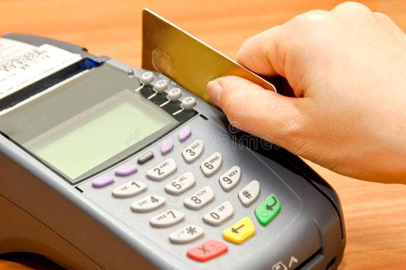 Payment machine royalty free stock image
