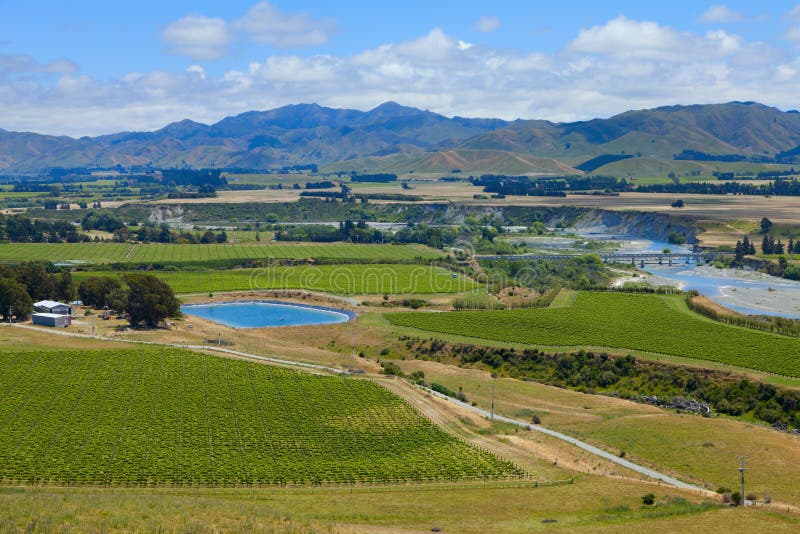 Scenic view of Marlborough wine region in the South Island of New Zealand. Scenic view of Marlborough wine region in the South Island of New Zealand