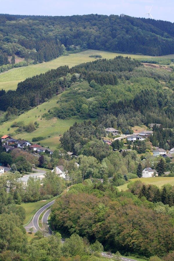 A typical scenery shot of the Eifel region in Germany. A typical scenery shot of the Eifel region in Germany.