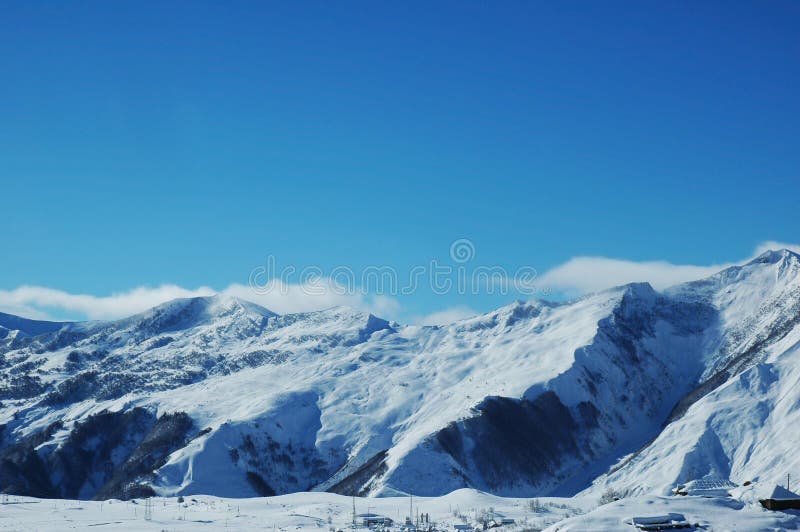 Paysage de montagnes photographie stock libre de droits