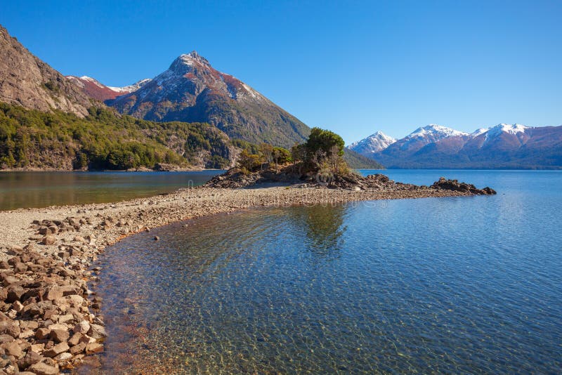 Paysage de Bariloche en Argentine photos libres de droits Paysage de Bariloche en Argentine photos libres de droits