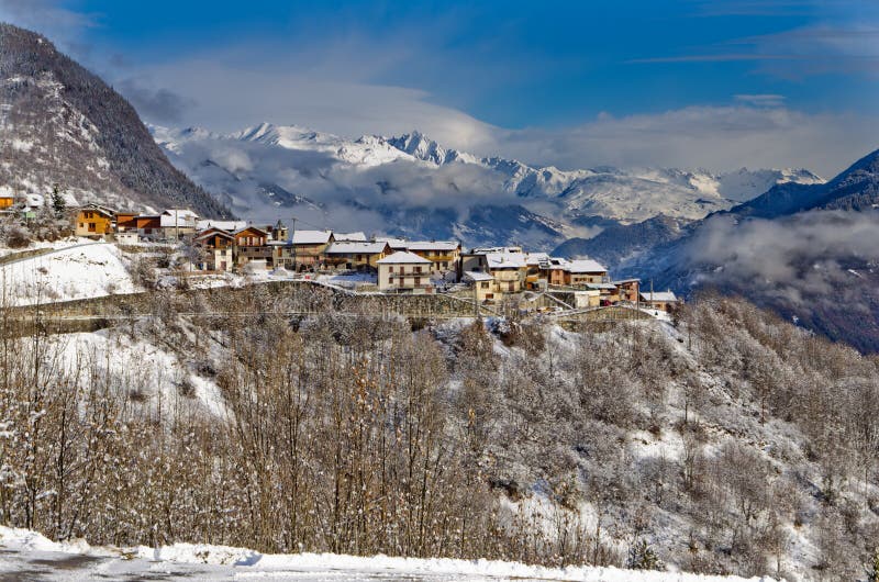 paysage de val thorens