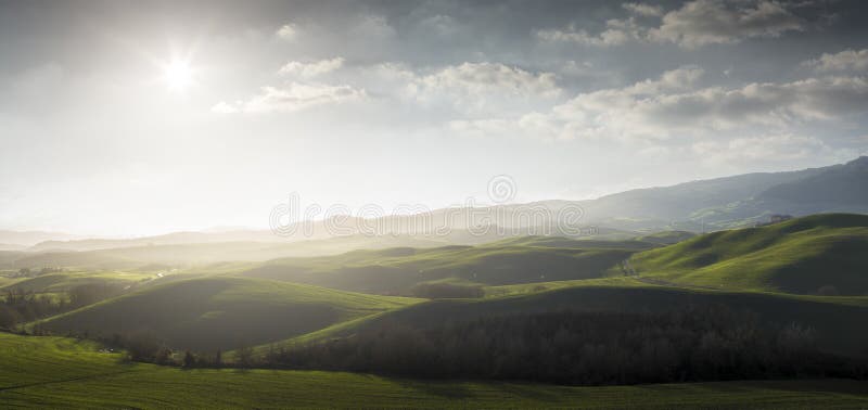 Paysage de la Toscane photographie stock Paysage de la Toscane photographie stock