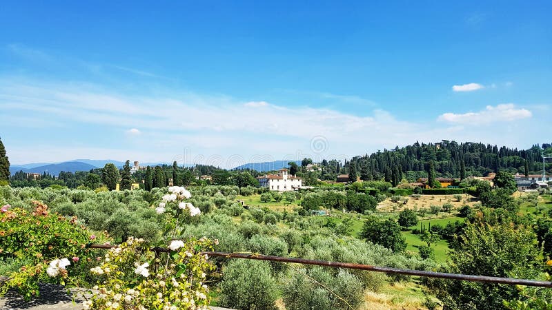 Paysage de la Toscane à Florence, Italie photo stock Paysage de la Toscane à Florence, Italie photo stock