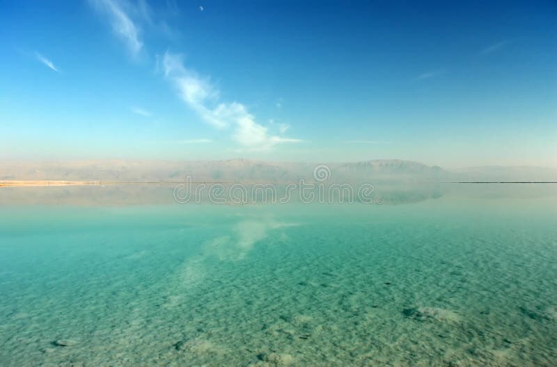 Paysage de mer morte photographie stock Paysage de mer morte photographie stock