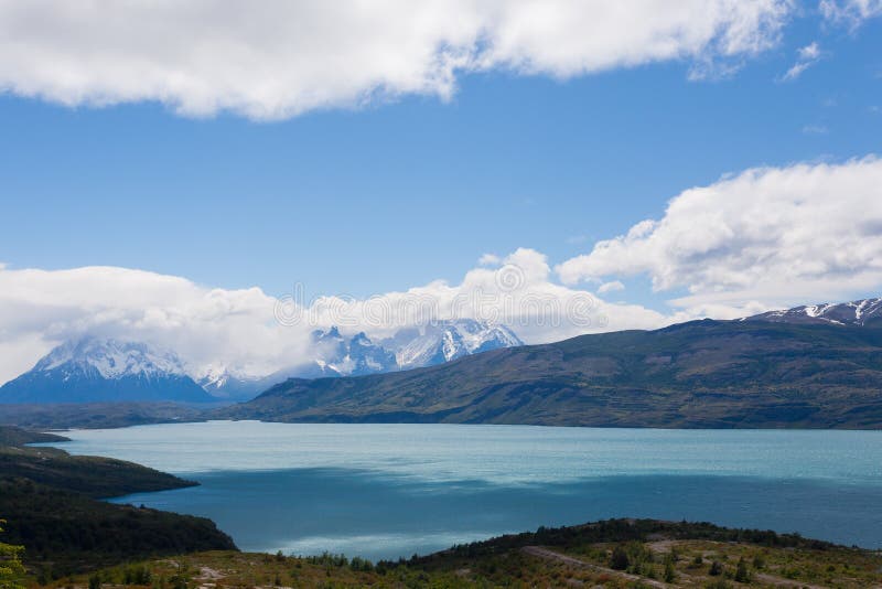 Paysage de parc national de Torres del Paine, Chili image stock Paysage de parc national de Torres del Paine, Chili image stock