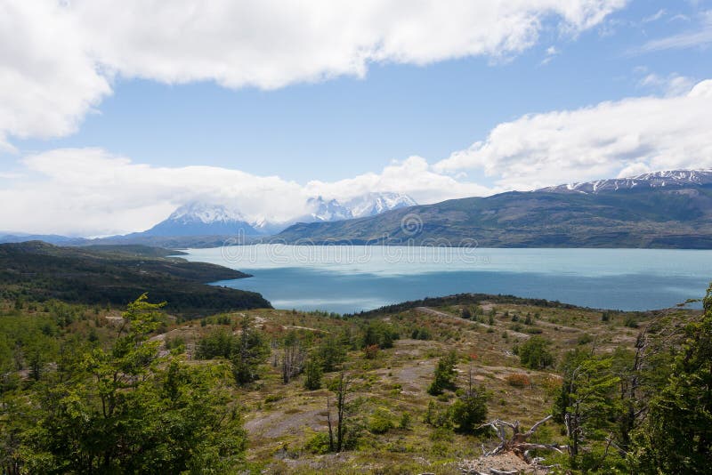 Paysage de parc national de Torres del Paine, Chili photographie stock libre de droits Paysage de parc national de Torres del Paine, Chili photographie stock libre de droits