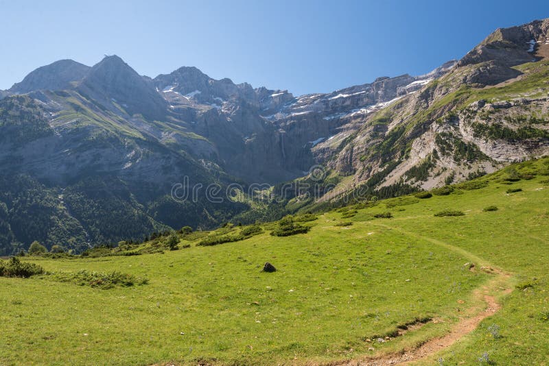 Paysage des montagnes de Pyrénées photographie stock libre de droits Paysage des montagnes de Pyrénées photographie stock libre de droits