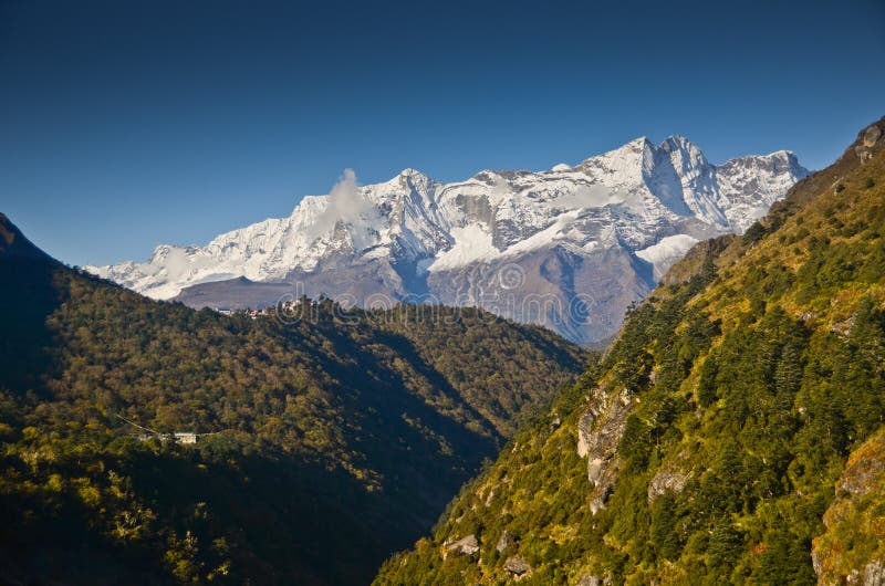 Paysage Népal de l'Himalaya images libres de droits Paysage Népal de l'Himalaya images libres de droits