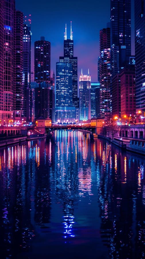 Paysage reflétant les eaux calmes illustration de vecteur