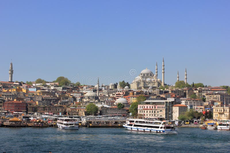 Paysage urbain d'Istanbul, Turquie photographie stock Paysage urbain d'Istanbul, Turquie photographie stock