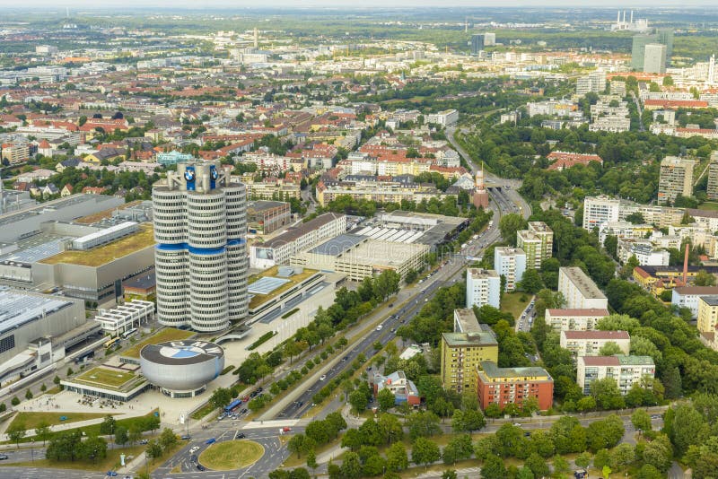 Paysage urbain de Munich, Bavière, Allemagne image libre de droits Paysage urbain de Munich, Bavière, Allemagne image libre de droits