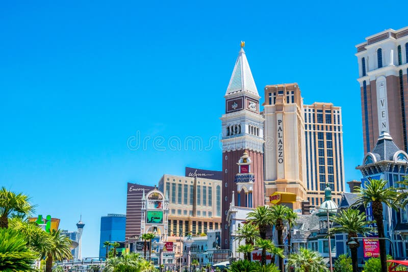 Las Vegas, Nevada, USA - June 18, 2017: Treasure Island Hotel and Mirage Hotel, the front of one of the most luxurious and famous hotels and casinos in Las Vegas. Day trip along the Strip Street, the main street of Las Vegas. Las Vegas, Nevada, USA - June 18, 2017: Treasure Island Hotel and Mirage Hotel, the front of one of the most luxurious and famous hotels and casinos in Las Vegas. Day trip along the Strip Street, the main street of Las Vegas