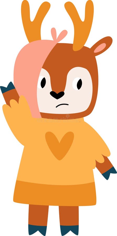 Paziente di cervi royalty illustrazione gratis