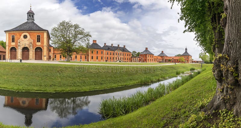 Pałacowy rezydencja ziemska domu zespół Schloss Bothmer Niemcy zdjęcie stock Pałacowy rezydencja ziemska domu zespół Schloss Bothmer Niemcy zdjęcie stock