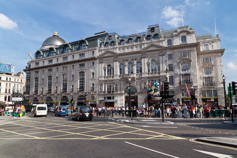 Picadilly Circus is a famous road junction and public space in London's West End. Picadilly Circus is a famous road junction and public space in London's West End