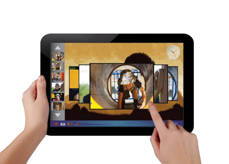 PCtablet royaltyfria foton PCtablet royaltyfria foton