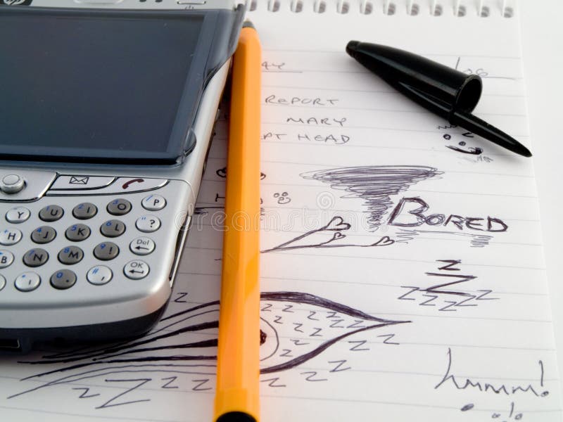 Doodle Sketch Lined With Bored Drawings Stock Image Image of business