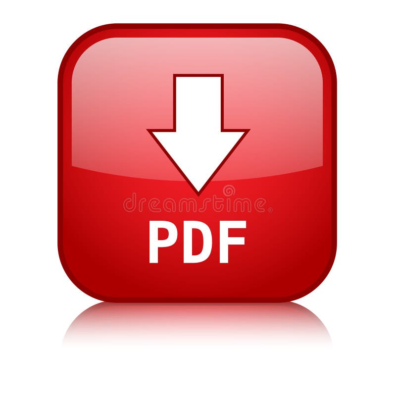 PDF DOWNLOAD red vector web button