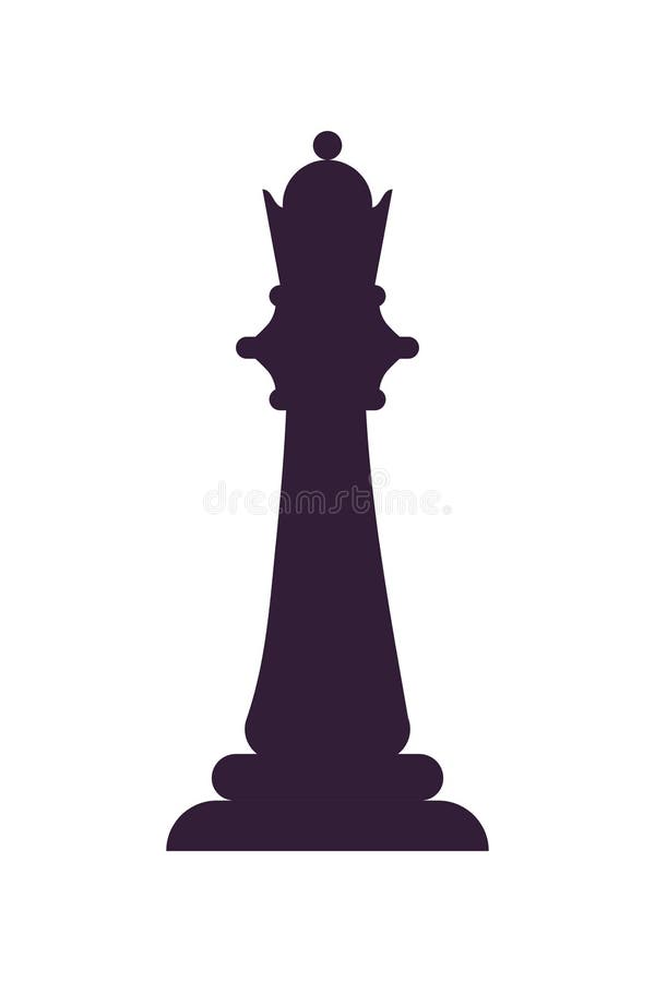 Desenhos Animados Peças De Xadrez Branco. A Rainha Envia Um Peão Com Uma  Espada Para A Batalha. Isolado Banco De Ilustração Vetorial Royalty Free  SVG, Cliparts, Vetores, e Ilustrações Stock. Image 153353100