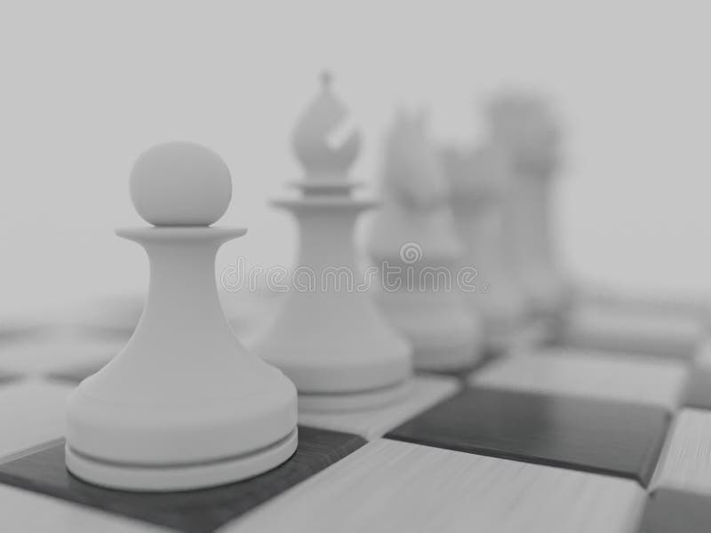 3d Renderizar Batalha De Jogos De Xadrez. Rainhas Apostam. Ataque Agressivo  Da Peça Branca De Xadrez. Conceito De Checkmate De Est Foto de Stock -  Imagem de turbulência, raiva: 268013462