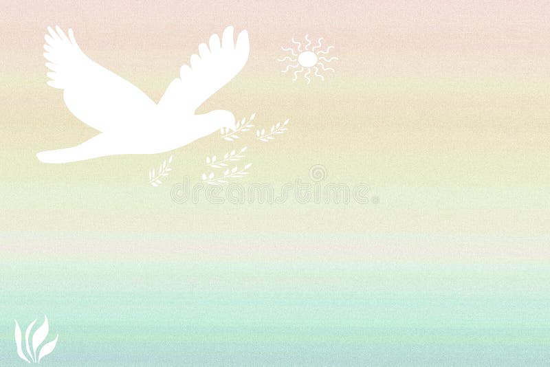 Peace Dove Abstract