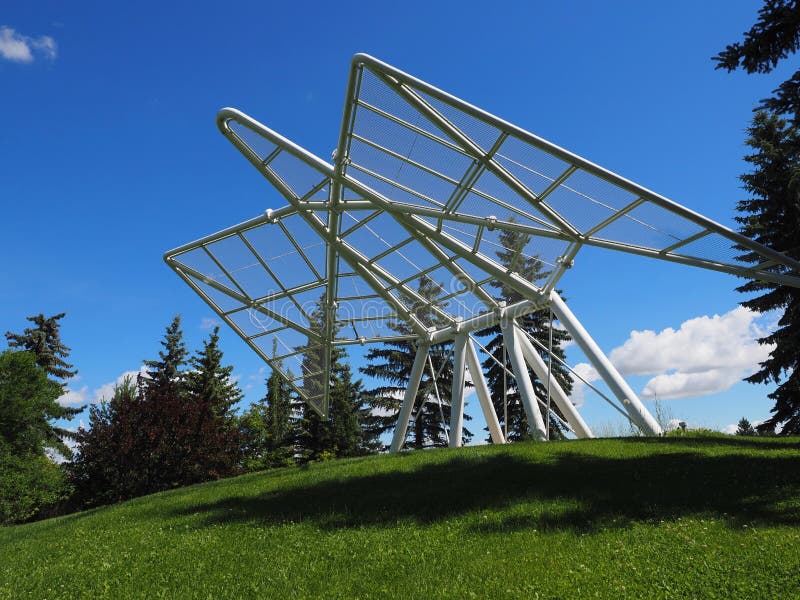 Peace Dove Sculpture in Edmonton Alberta Editorial Photo Image of