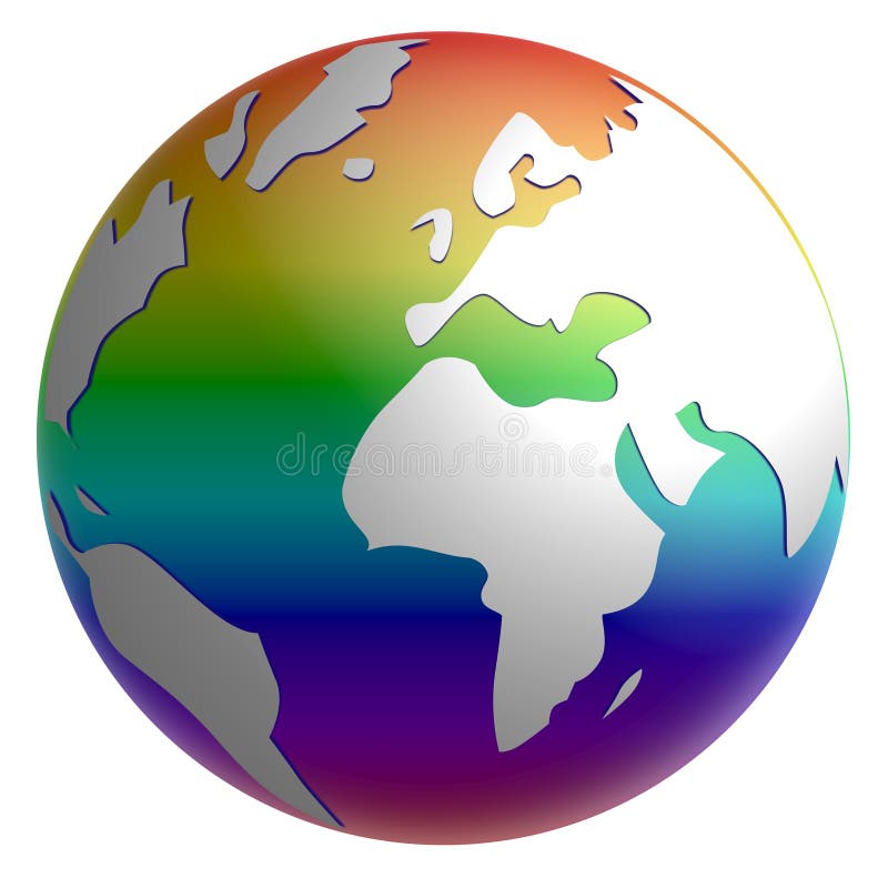Peace globe vector illustration