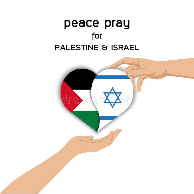 Peace Pray for Palestine and Israel Editorial Photography
