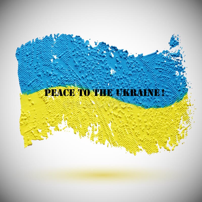 Peace to the Ukraine ! stock vector. Illustration of icons - 39925209