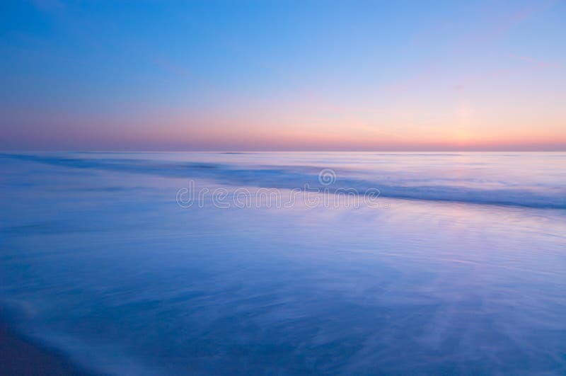Peaceful scene of the ocean royalty free stock photos